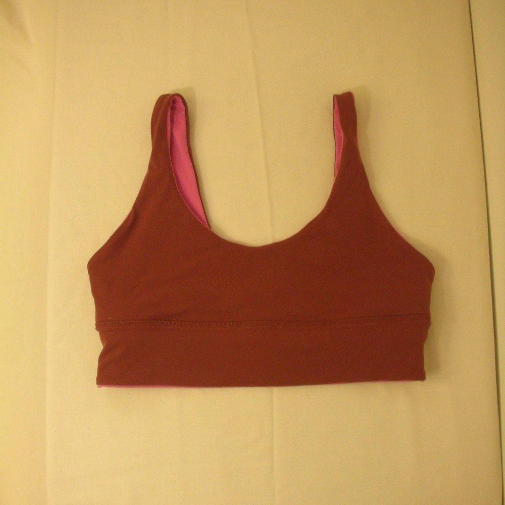 Lululemon Reversible Align Sports Bra Size 10 Pink Dusty Rose Nulu - Picture 6 of 7